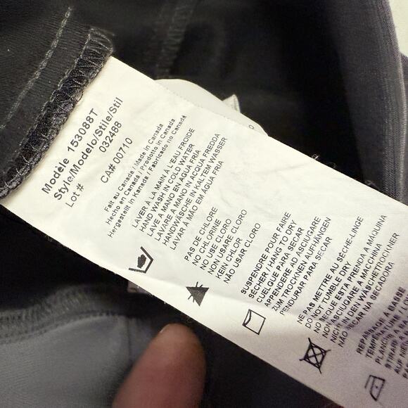 Joseph Ribkoff Pull on Pants Size 12 Gray Slinky Jersey Ponte Office Minimalist - Picture 9 of 10